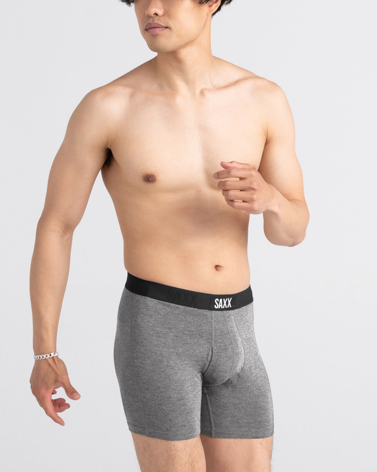 Saxx Quest Boxer Fly In Lana Merino | Intimo Sportivo Uomo Con Ball Park Pouch (taglia 15 Cm) - 2