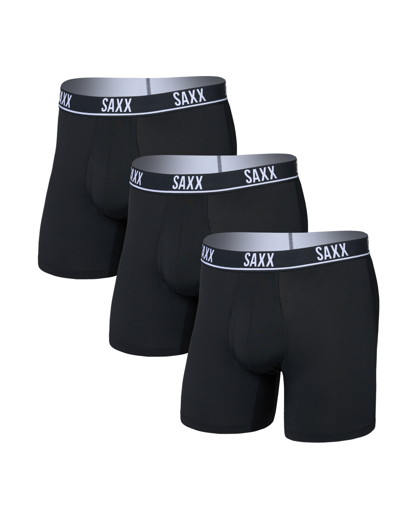 Essential Performance Mesh Boxer Brief (3 Pack) - Black | SAXX
