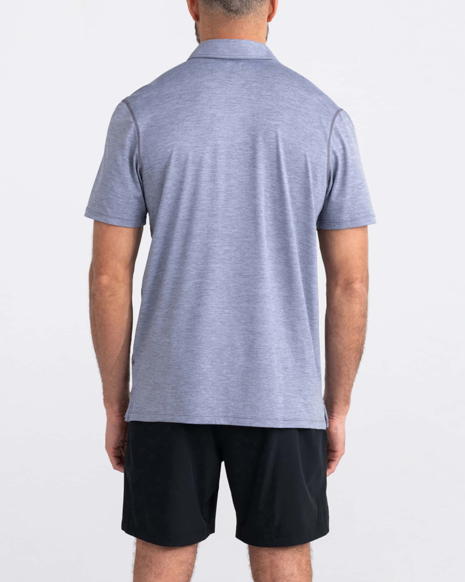 Back - Model wearing Gainmaker 2N1 Short 7" in Black