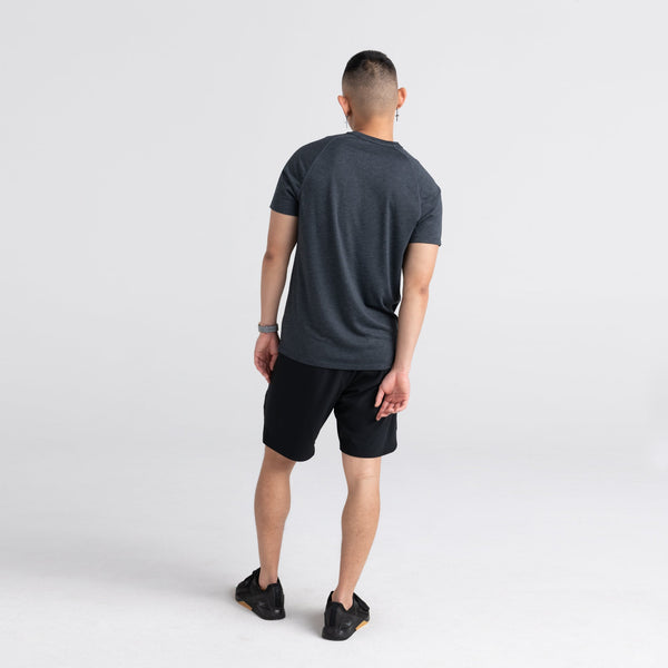 Back - Model wearing Gainmaker 2N1 Short 9" in Black