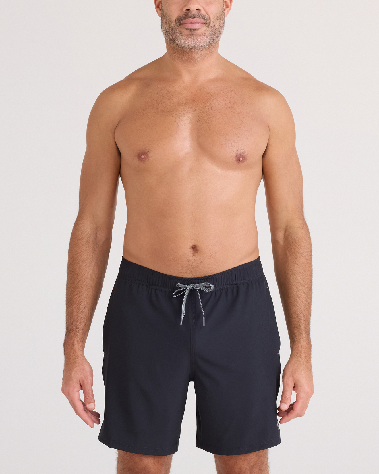 Oh Buoy 2N1 Long Swim Volley Short - Black | SAXX Underwear