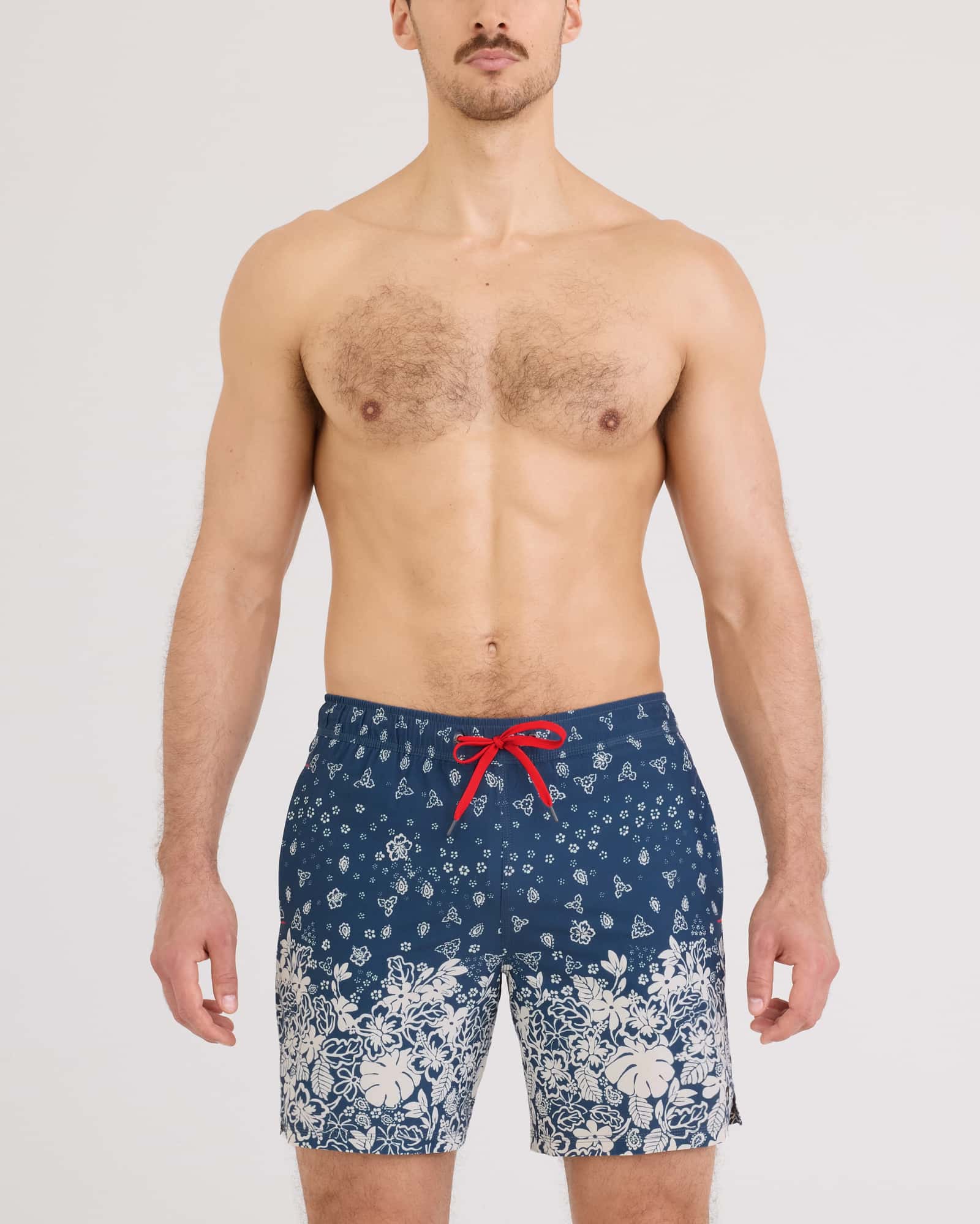 Harbormaster 2N1 Hybrid Swim Short - Seahorse Chain-LightCoral