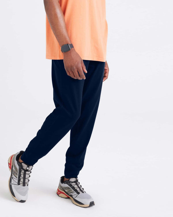 Front - Model wearing Trailzer Jogger in Maritime Blue