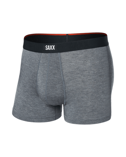Vibe Xtra Trunk - Dark Grey Heather | SAXX Underwear