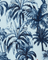 Pattern of palm trees in blue on a white background