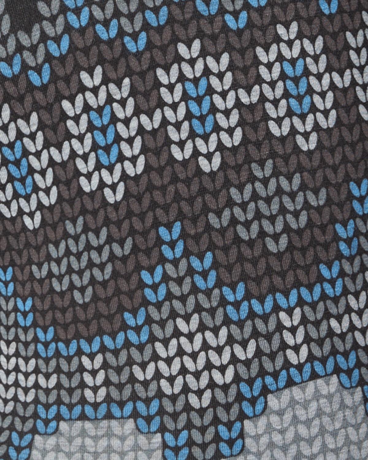 Swatch of Shetland Stripe-Dark Grey