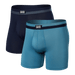 Front of Sport Mesh 2-Pack Boxer Brief in Hydro/Maritime