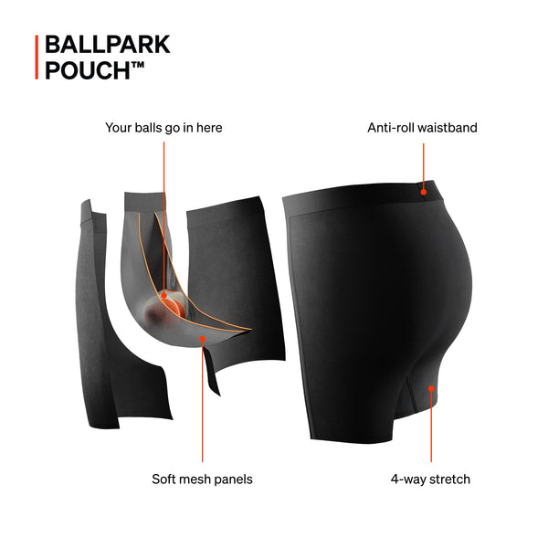SAXX Underwear BallPark Pouch with Flat Out Seams and Three-D Fit technology