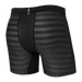 Back of Hot Shot Boxer Brief Fly in Black Heather