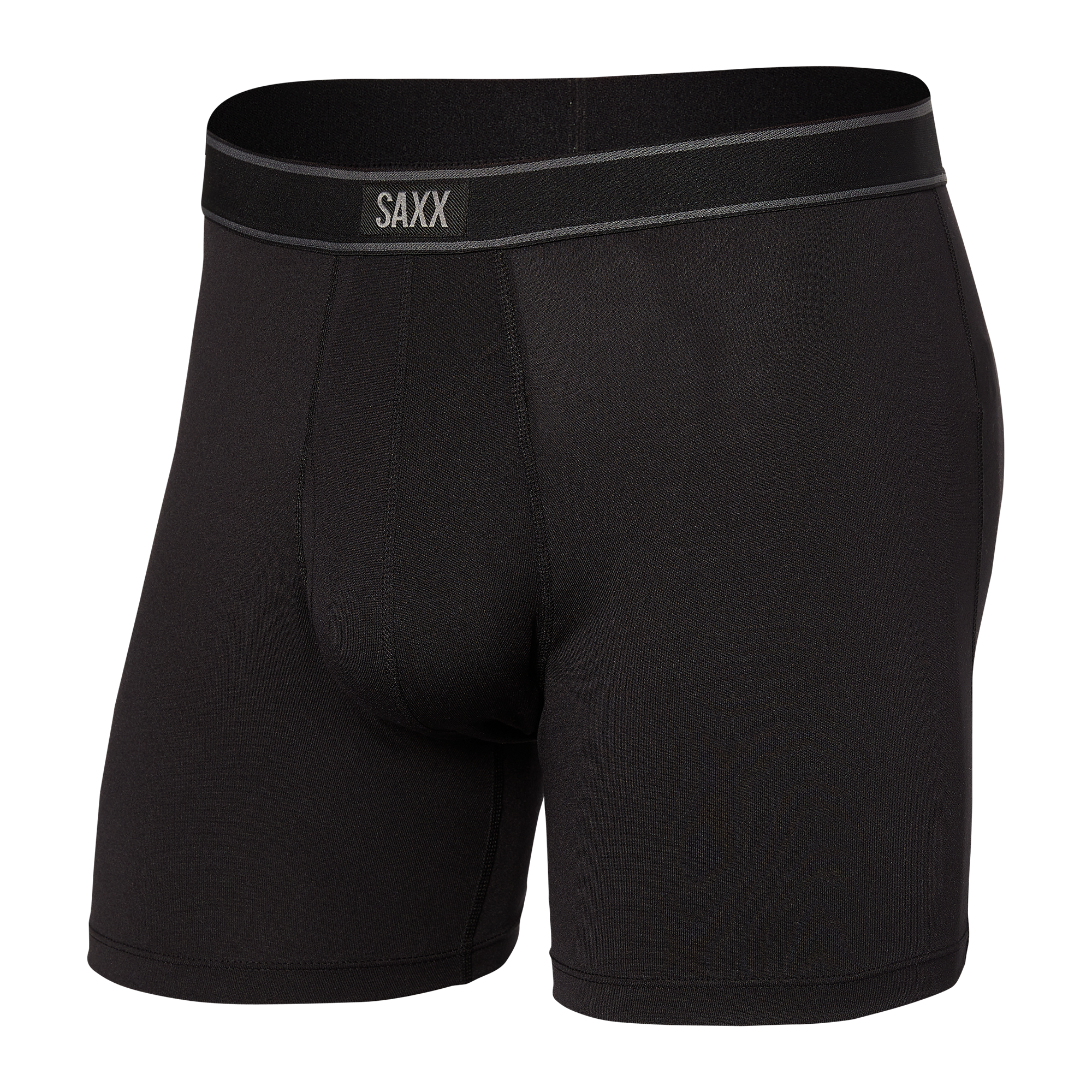 Front of Daytripper Boxer Brief Fly in Black