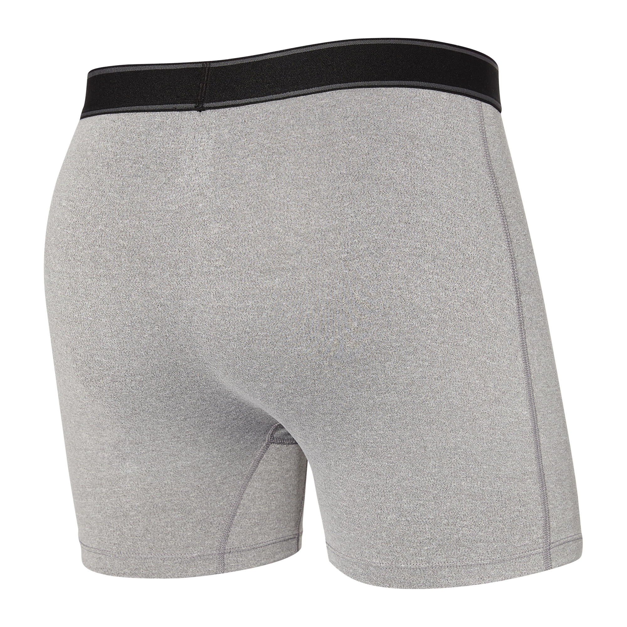 Back of Daytripper Boxer Brief Fly in Grey Heather
