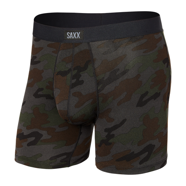 Front of Daytripper Boxer Brief Fly in Black Ops Camo
