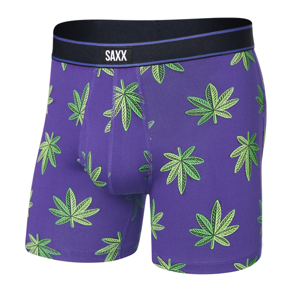 Front of Daytripper Boxer Brief in Purple Haze- Purple