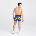 Back - Model wearing Volt Breathable Mesh Boxer Brief in Fresh N' Clean