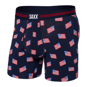 Front of Ultra Boxer Brief in Stars And Stripes- Navy