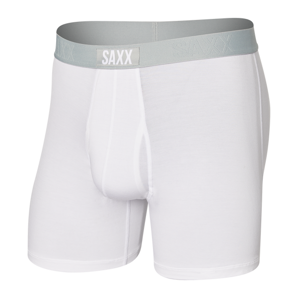 Front of Ultra Boxer Brief Fly in White