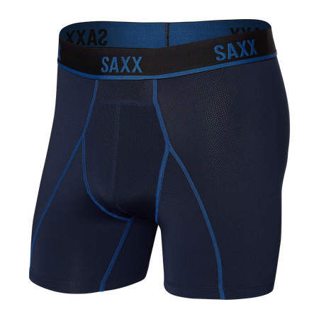 Kinetic Men's Boxer Brief - Navy/City Blue | – SAXX Underwear