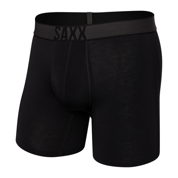 Front of Roast Master Boxer Brief Baselayer in Black