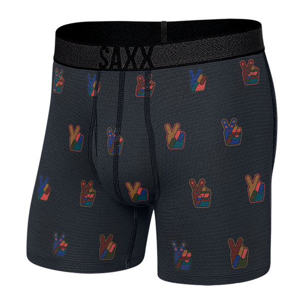Front of Roast Master Boxer Brief Baselayer in Eco Peace- Navy