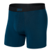 Front of Vibe Super Soft Boxer Brief in Anchor Teal