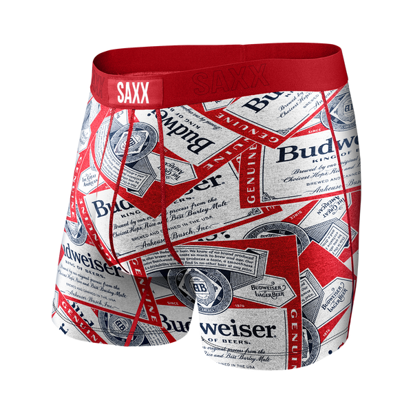 Front of Vibe Boxer Brief in Multi Tossed Label