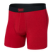 Front of Vibe Super Soft Boxer Brief in Cherry Heather