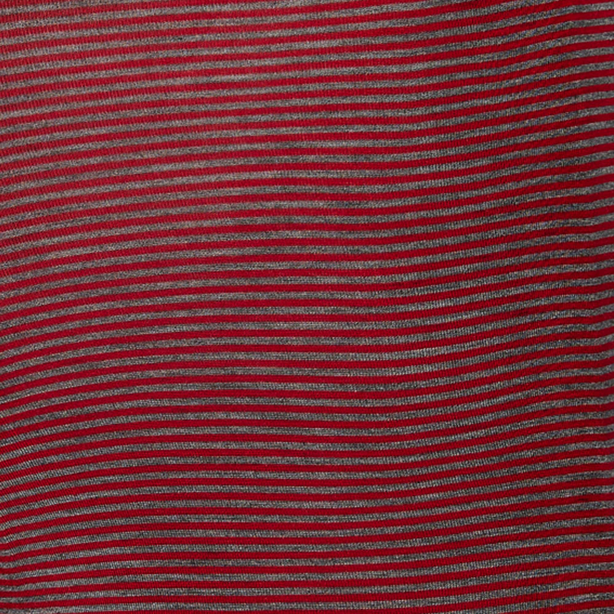 Swatch of Mini Stripe- Cherry