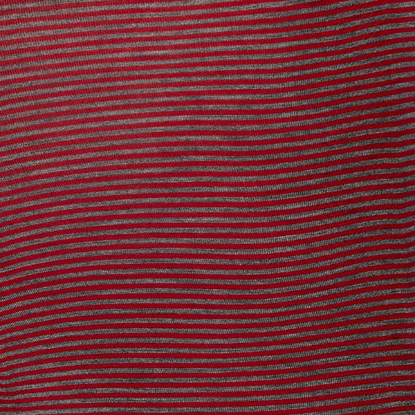 Swatch of Mini Stripe- Cherry