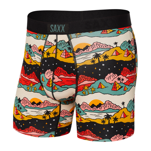 Front of Vibe Boxer Brief in Mirage- Multi