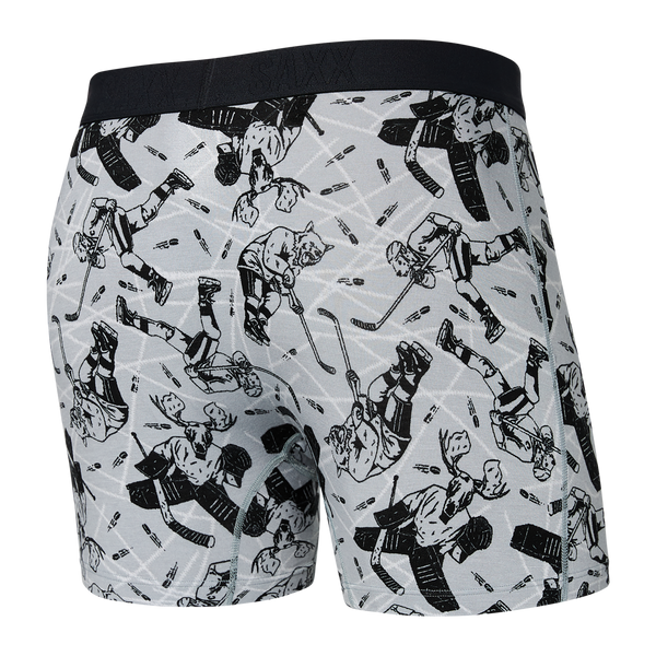 Vibe Boxer Brief - Wild Slapshot- Liner Grey | – SAXX Underwear
