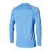 Back of Aerator Long Sleeve in Racer Blue Heather