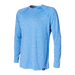 Front of Aerator Long Sleeve in Racer Blue Heather