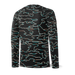 Back of Roast Master Long Sleeve Crew Baselayer in Get Out Camo- Fd Black
