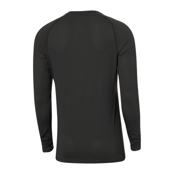 Back of Quest Baselayer Long Sleeve Crew in Black