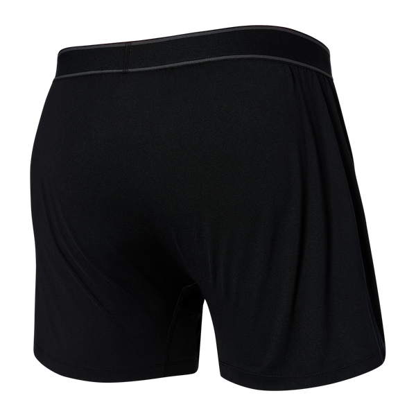 Back of Daytripper Loose Boxer Fly in Black