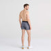 Back - Model wearing Quest Baselayer Boxer in Turbulence