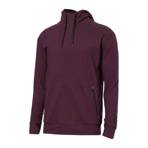 Front of Trailzer Hoodie in Fudge