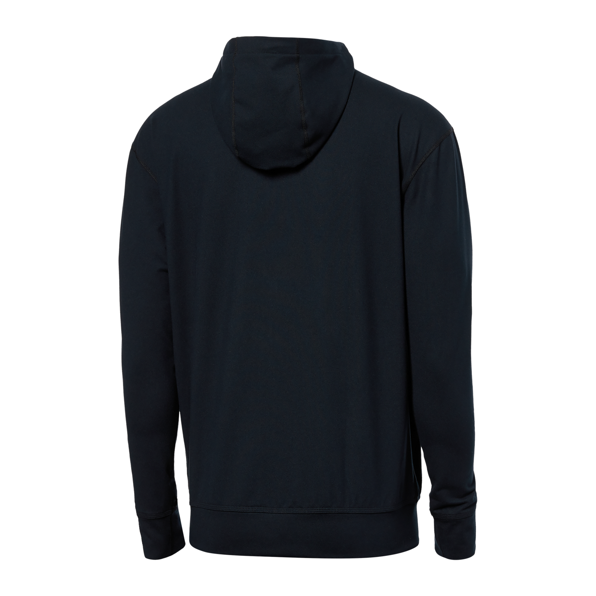 Back of Trailzer Core Hoodie in Black