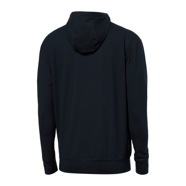 Back of Trailzer Core Hoodie in Black
