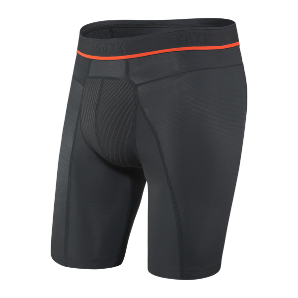 Saxx men's kinetic long leg performance boxers underwear cheap