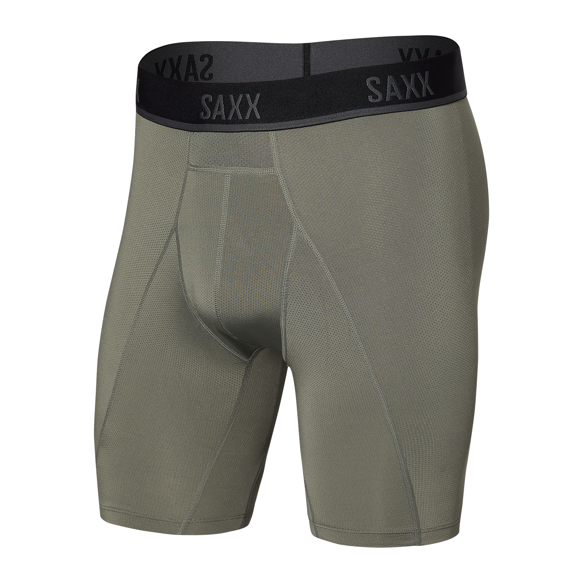 Front of Kinetic HD Long Leg in Cargo Grey