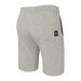 Back of 3Six Five Lounge Short in Ash Grey Heather