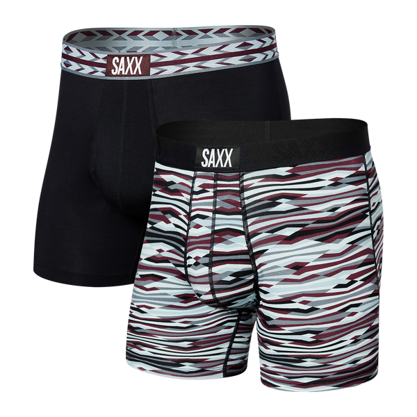 Back of Ultra Super Soft Boxer Brief 2-Pack in Rough Terrain/ Park Lodge
