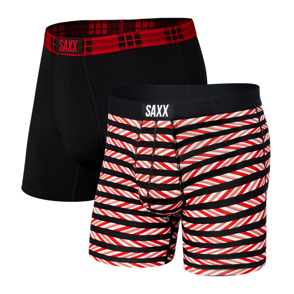Back of Vibe Super Soft Boxer Brief 2-Pack in Minty Fresh/Black
