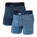 Front of Vibe Super Soft Boxer Brief 2-Pack in Spacedye Heather/Navy