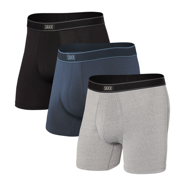 Daytripper 3-Pack Boxer Brief  Black/Grey/Navy – SAXX Underwear