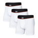 Back of Non-Stop Stretch Cotton Boxer Brief 3-Pack in White