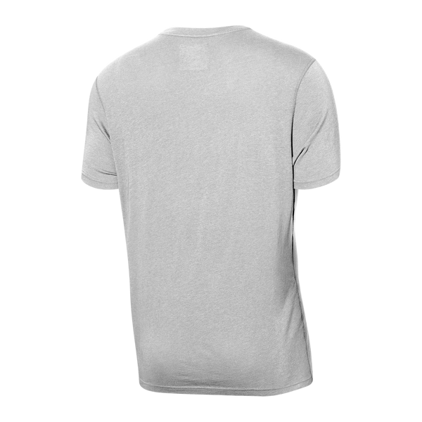 Back of 3Six Five Short Sleeve Crew Lounge in Ash Grey Heather