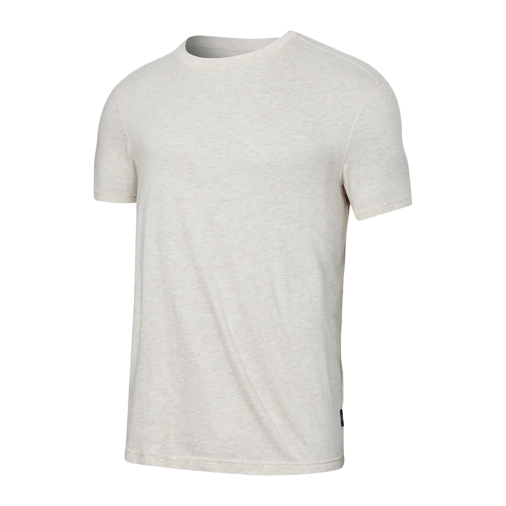 Front of 3Six Five Lounge Tee in Oatmeal Heather