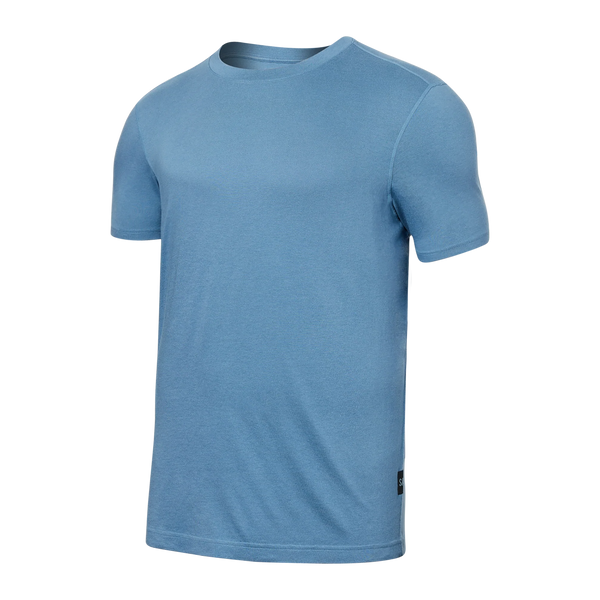 3Six Five Lounge Short Sleeve Crew - Washed Blue | – SAXX Underwear